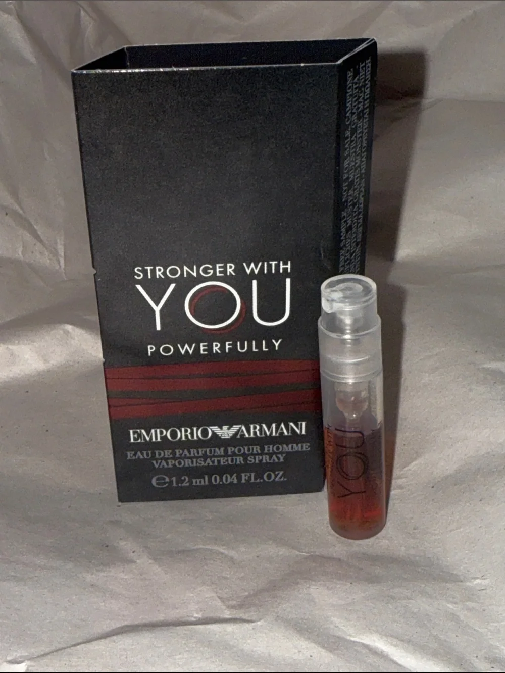 3/$15 Emporio Armani stronger with you powerfully EDP sample